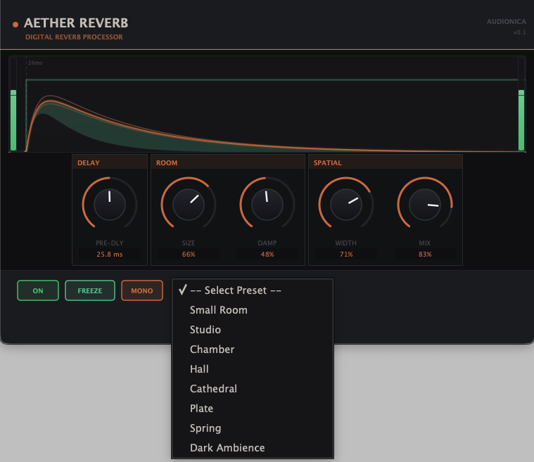 Aether Reverb Plugin